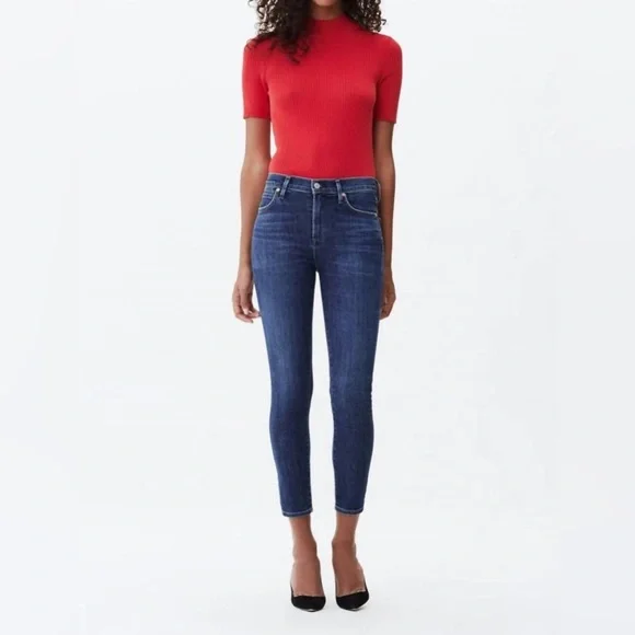 Citizens Of Humanity - Rocket Crop High Rise Skinny Jeans - Picture 1 of 8